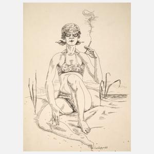 Curt Großpietsch, Am Strand