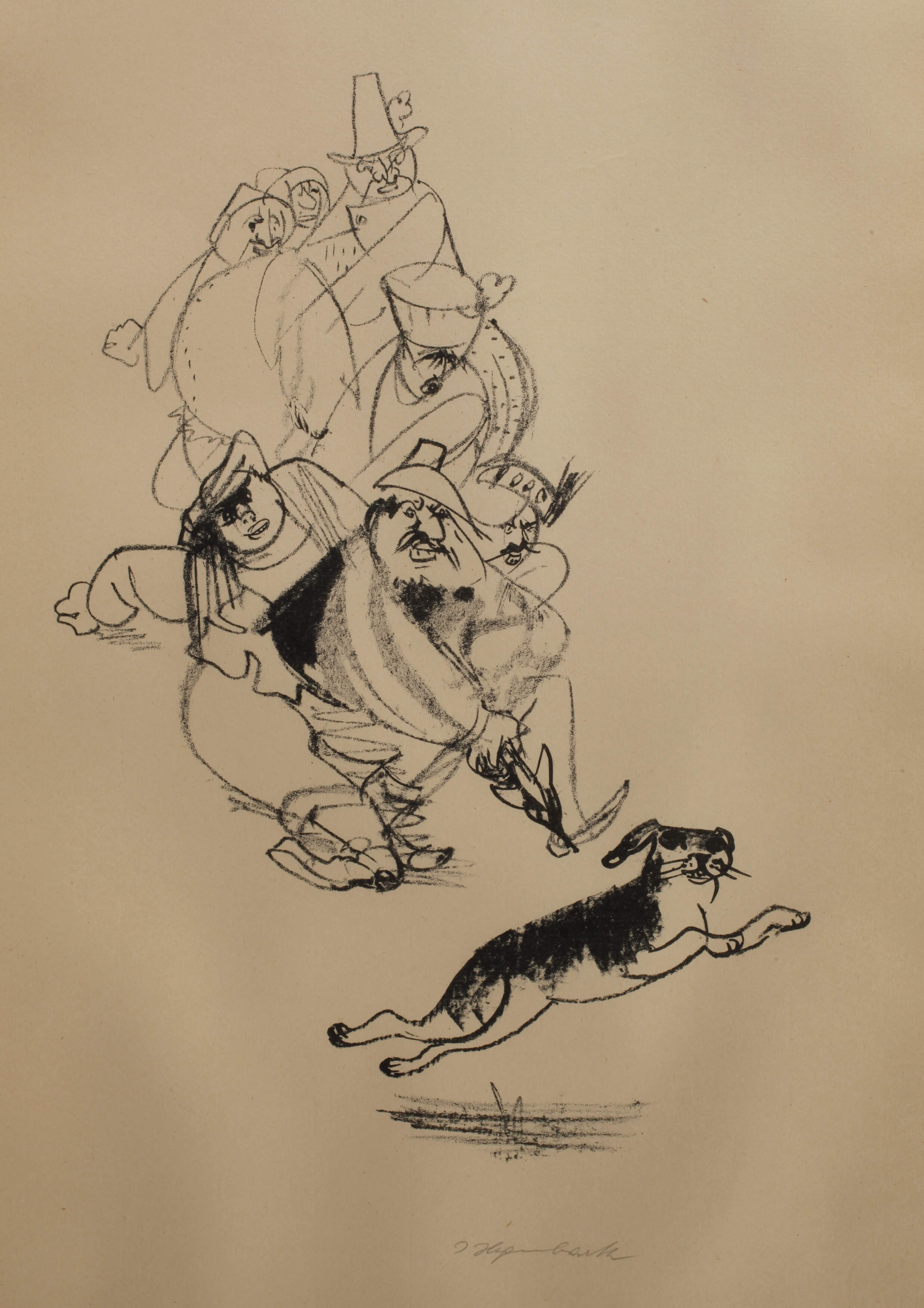 Josef Hegenbarth, "Die sieben Schwaben"