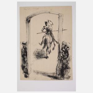 Josef Hegenbarth, Illustration zu Don Quichotte