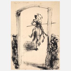 Josef Hegenbarth, Illustration zu Don Quichotte