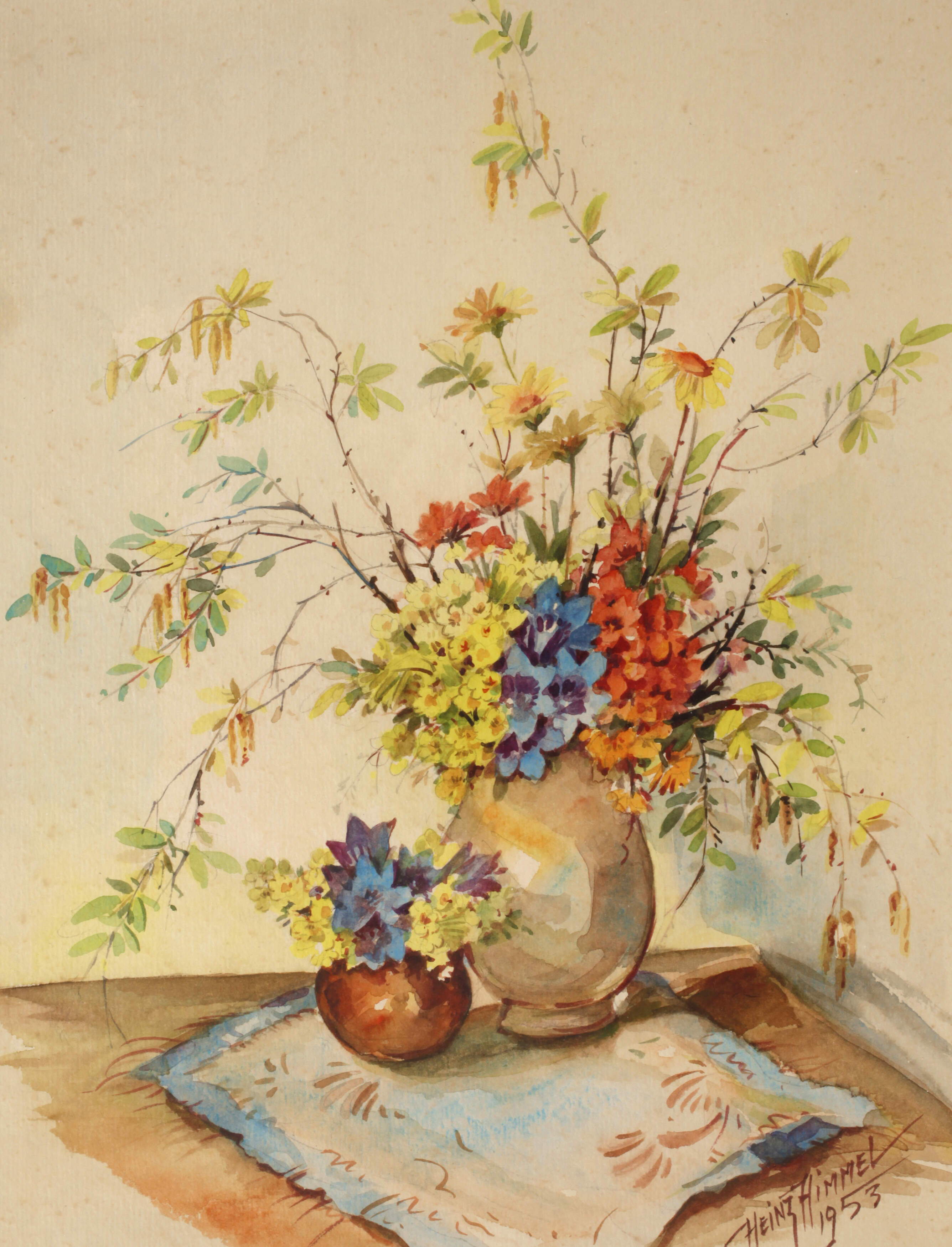 Heinz Himmel, Blumenstillleben