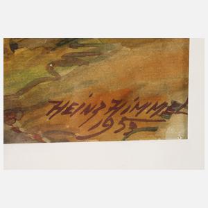 Heinz Himmel, Spaziergänger in Sommerlandschaft