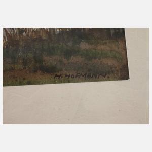 H. Hofmann, Drei Aquarelle