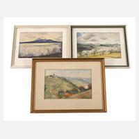 H. Hofmann, Drei Aquarelle111