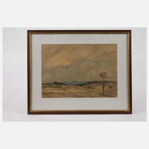 Alfred Hofmann-Stollberg, attr., Erzgebirgslandschaft