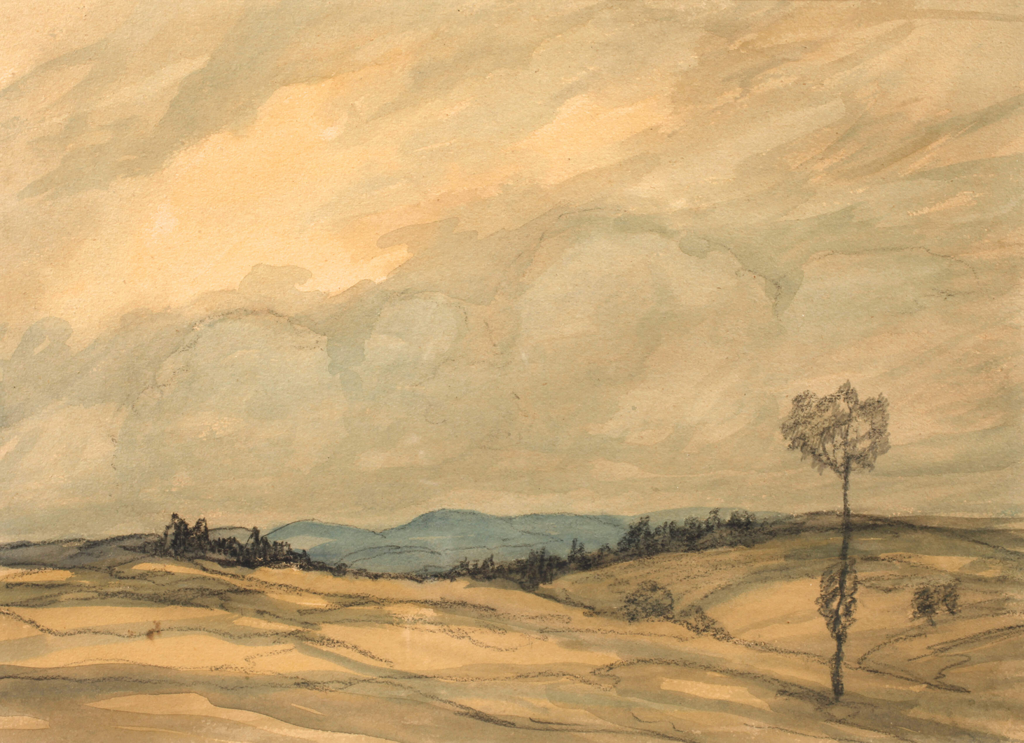 Alfred Hofmann-Stollberg, attr., Erzgebirgslandschaft