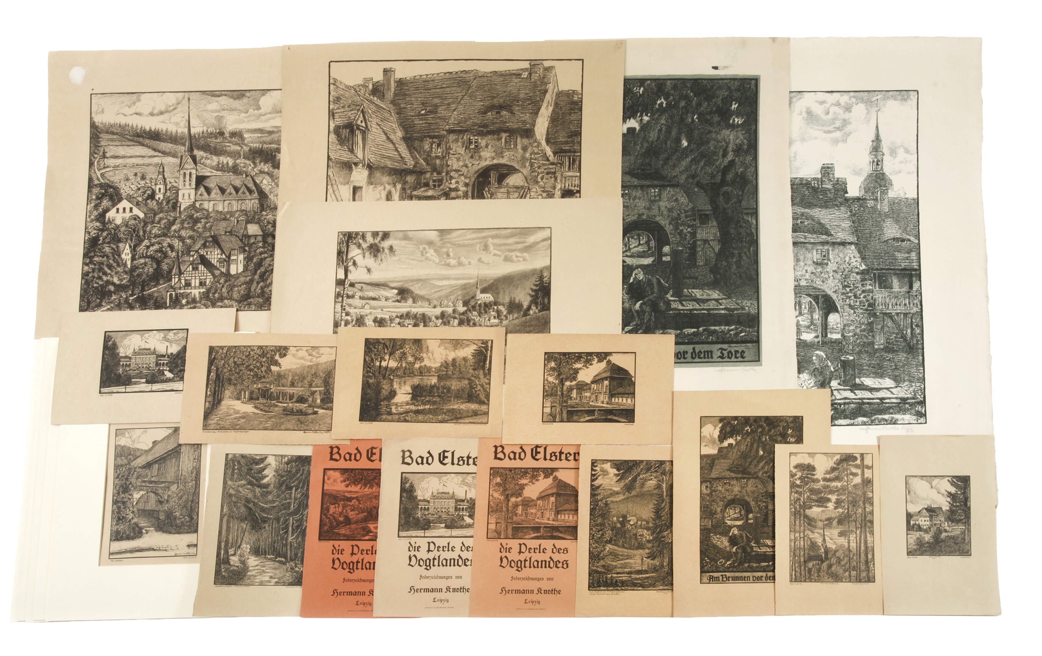 Hermann Knothe, Großes Graphikkonvolut