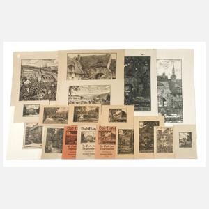 Hermann Knothe, Großes Graphikkonvolut