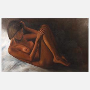 Manfred Leibl, Kauernder Frauenakt