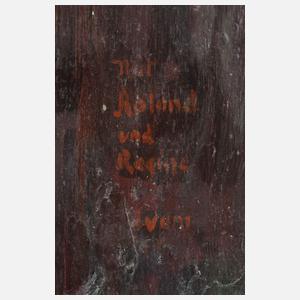 Walther Meinig, Selbstbildnis mit Kindern