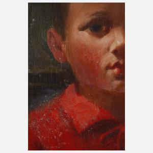 Walther Meinig, Selbstbildnis mit Kindern