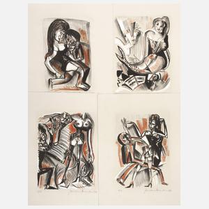 Hermann Naumann, Graphiken zu "Der Korsettenfritz"