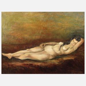 Rudolf Nitschke, Ruhender Damenakt