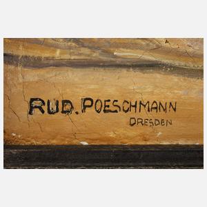 Rudolf Poeschmann, "Dresden vom Palaisgarten"