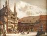 Rudolf Poeschmann, "Marktplatz Wernigerode a. Harz"