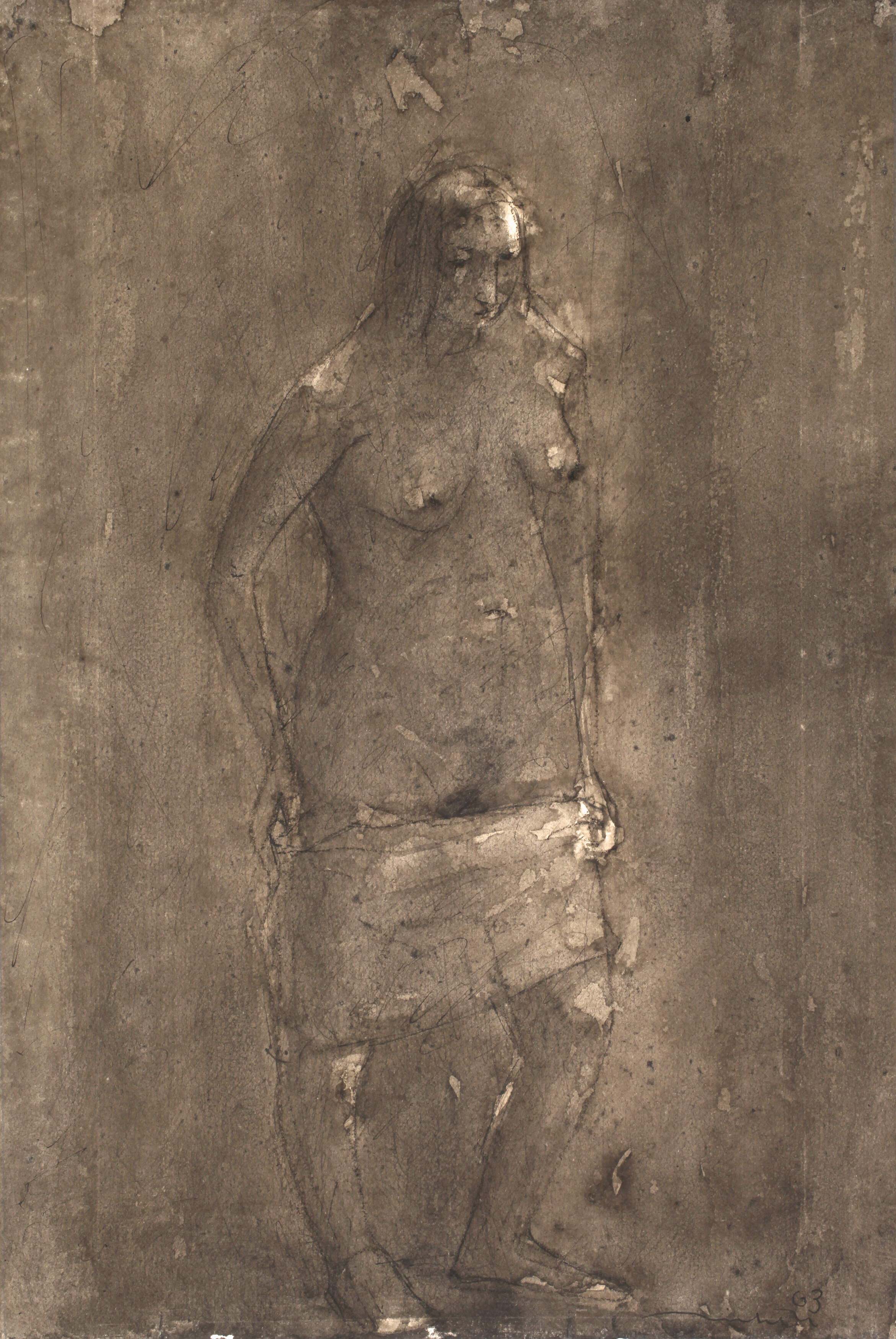 Hans Theo Richter, Stehender Akt