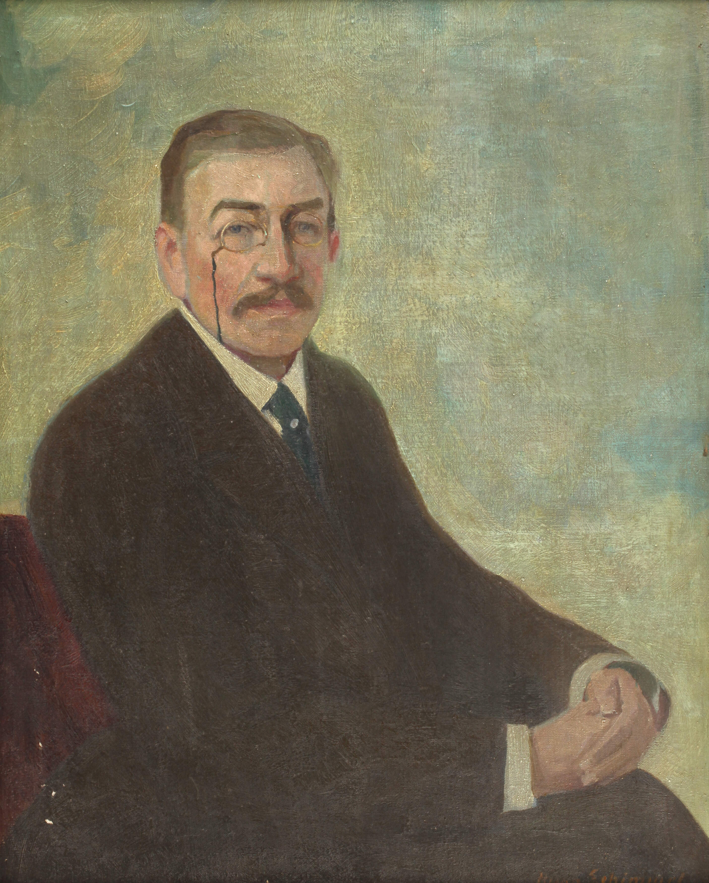 Hugo Schimmel, Portrait Gustav Hoyer