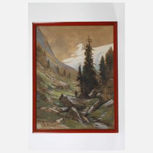 Hanns Taeger, Am Gebirgsbach