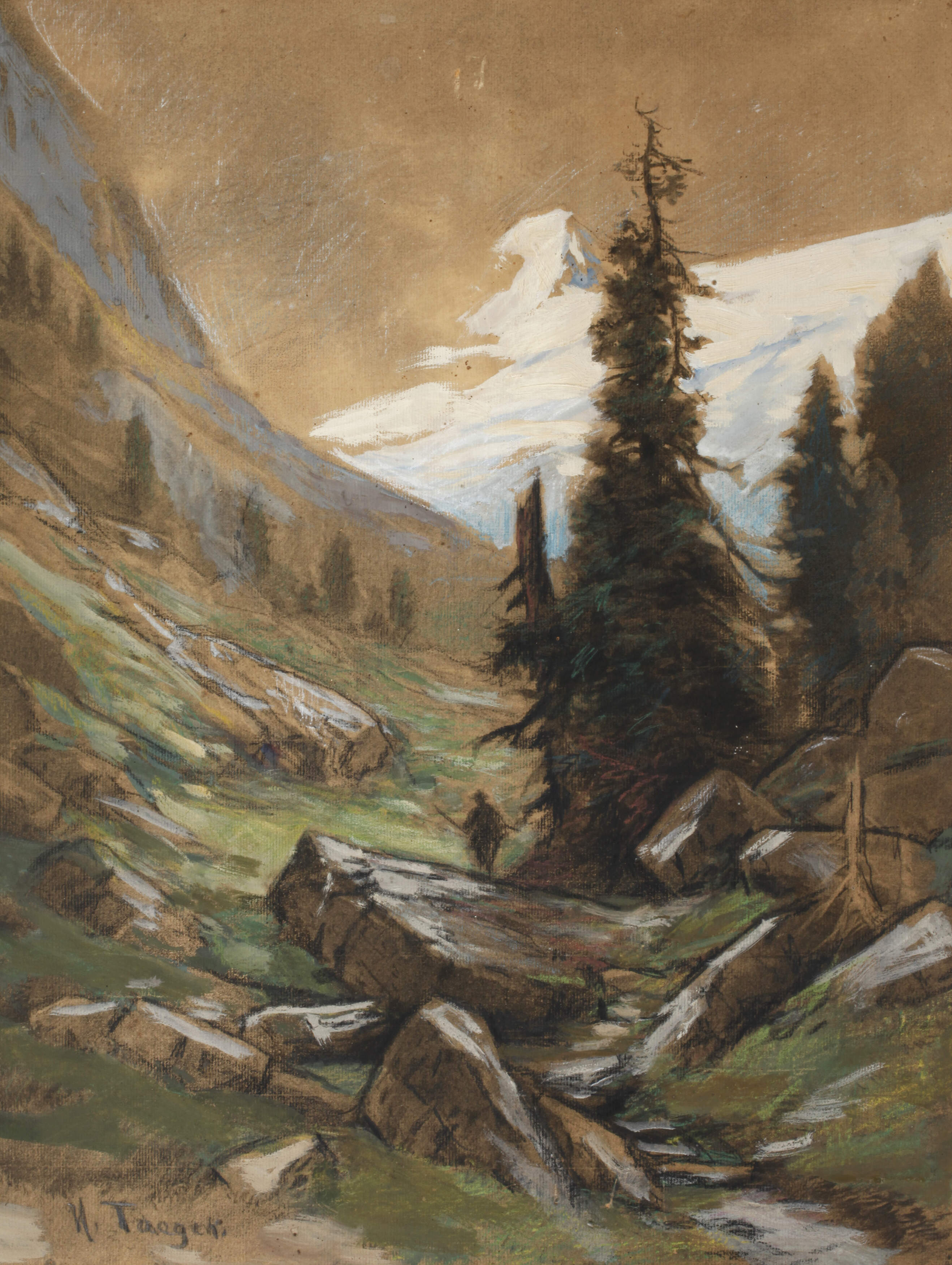 Hanns Taeger, Am Gebirgsbach