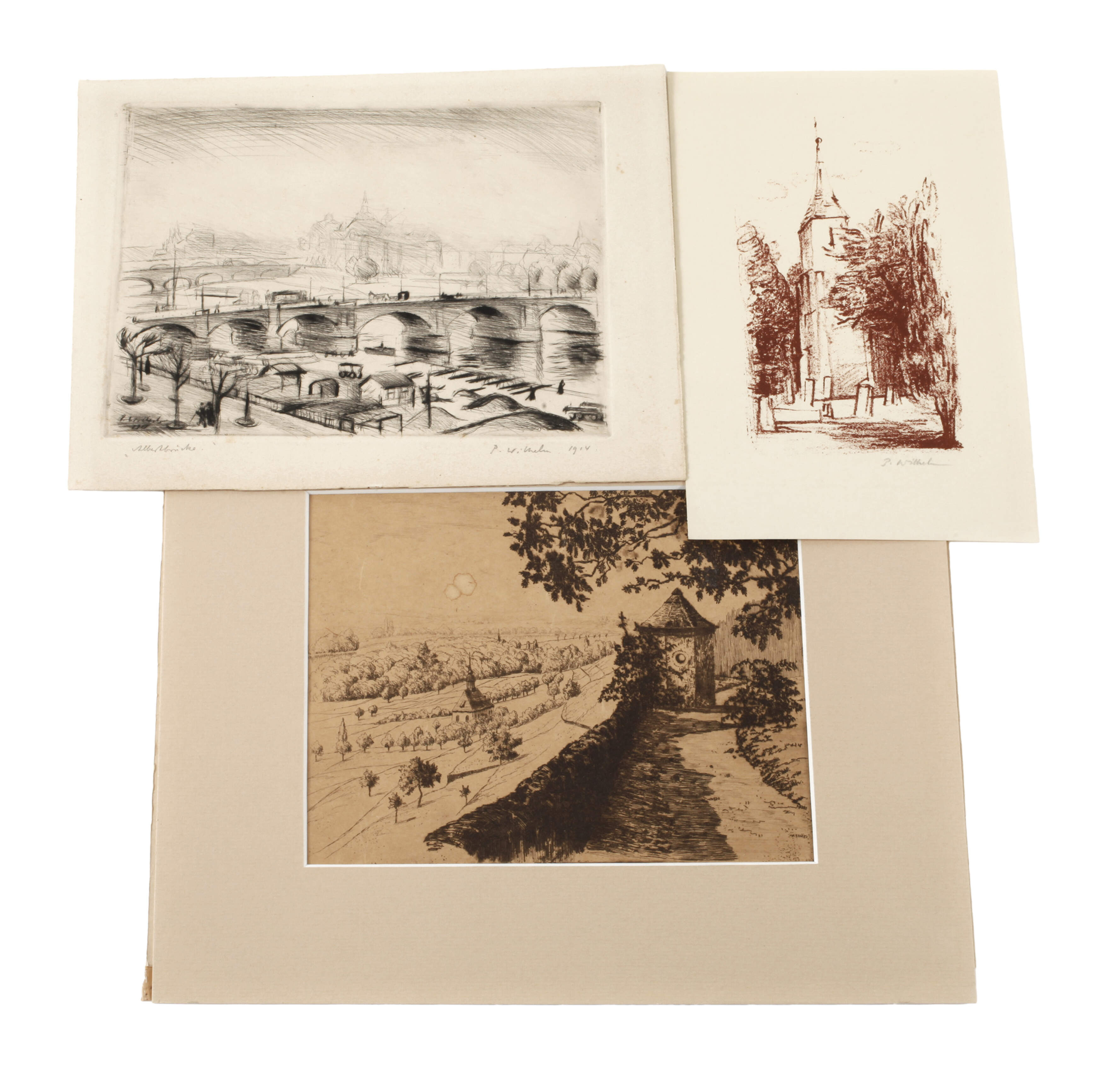 Paul Wilhelm, Paar Graphiken