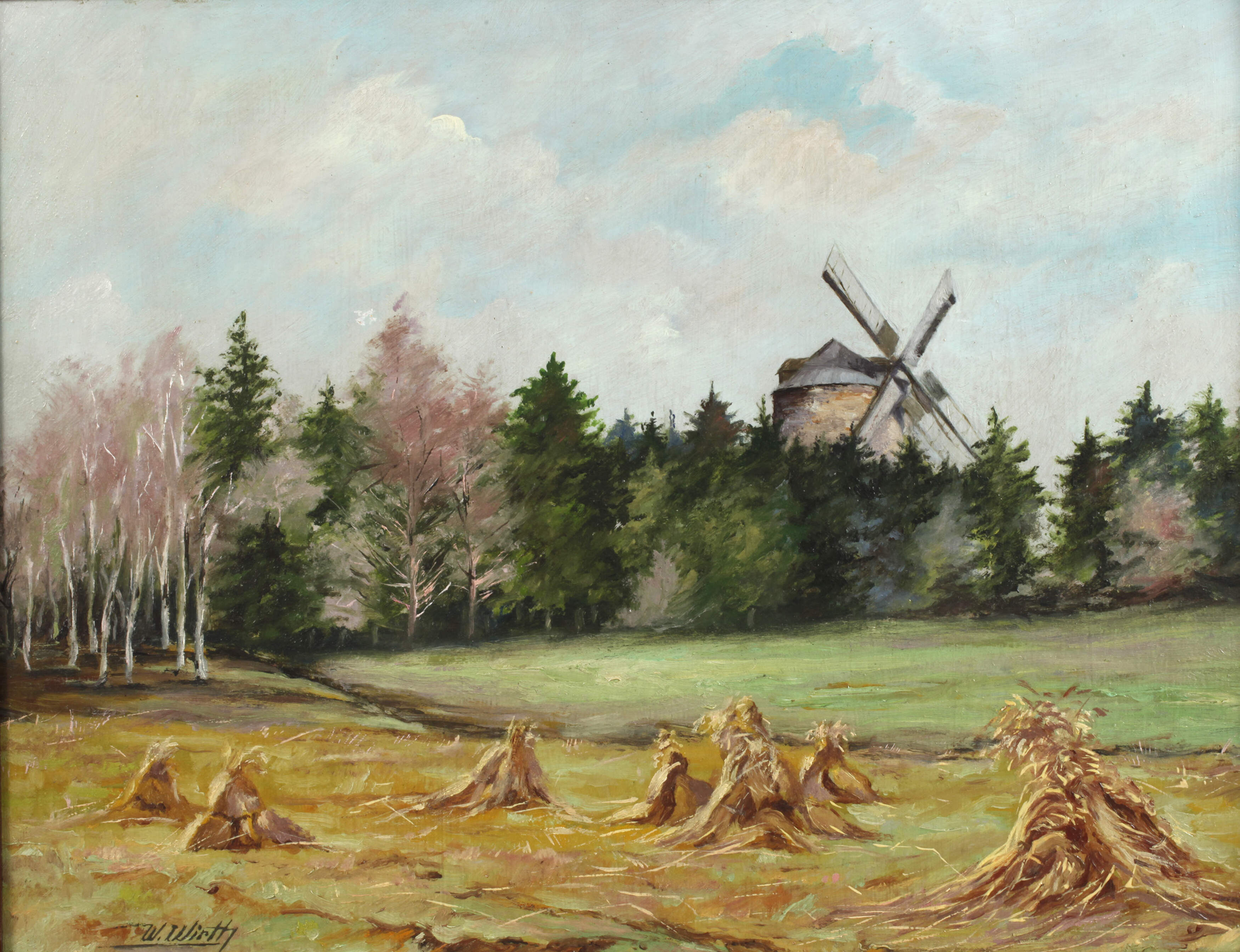 W. Wirth, Die Turmholländermühle in Syrau