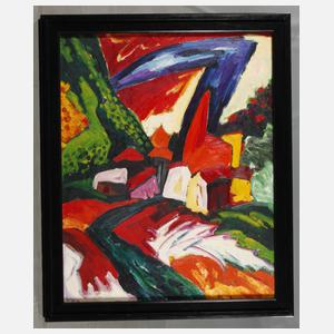 T. M. Rotschönberg, attr., Expressive Landschaft