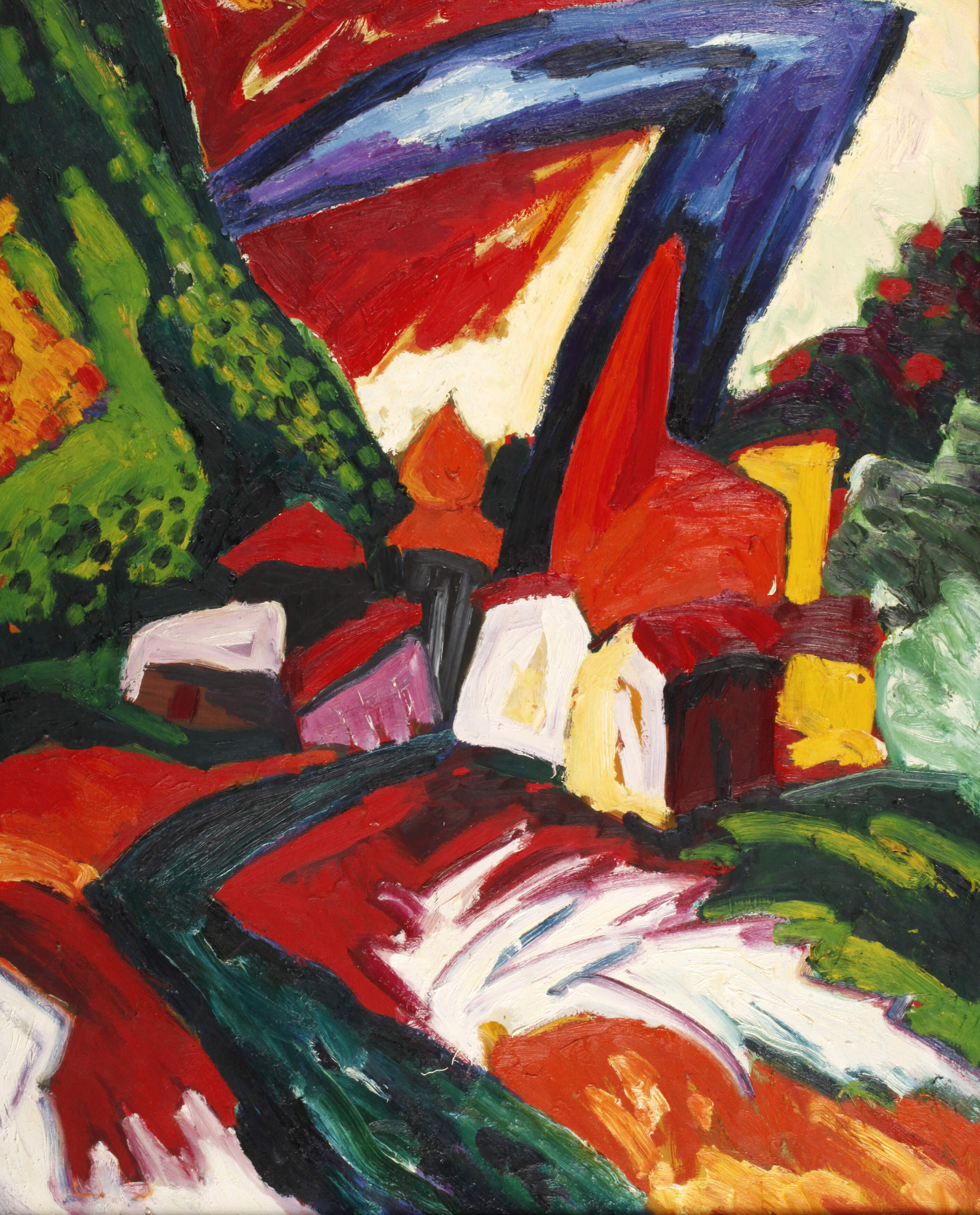 T. M. Rotschönberg, attr., Expressive Landschaft