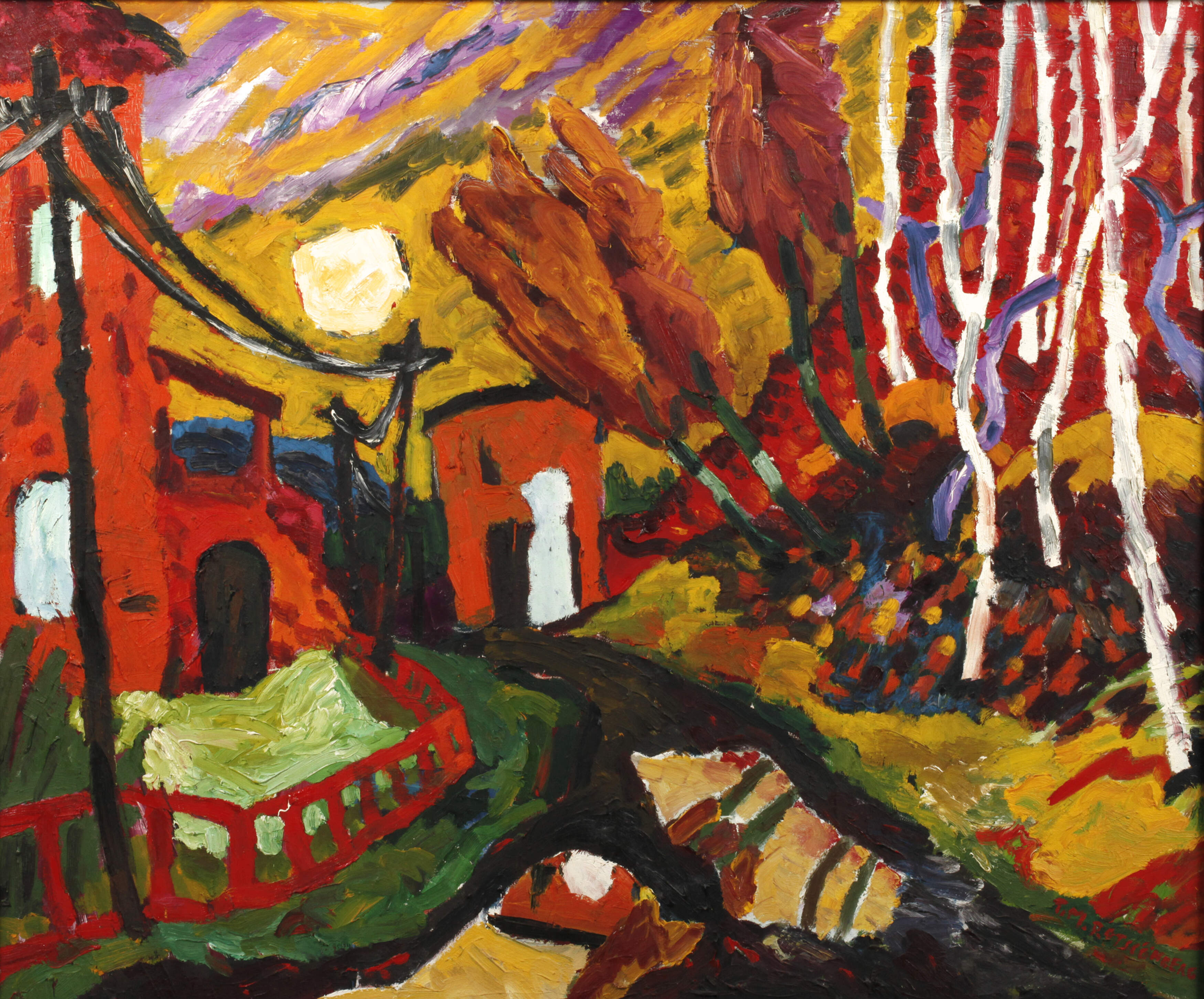 T. M. Rotschönberg, Sommerliche Landstraße