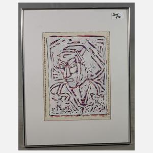 Wolfgang Smy, Abstraktes Frauenportrait