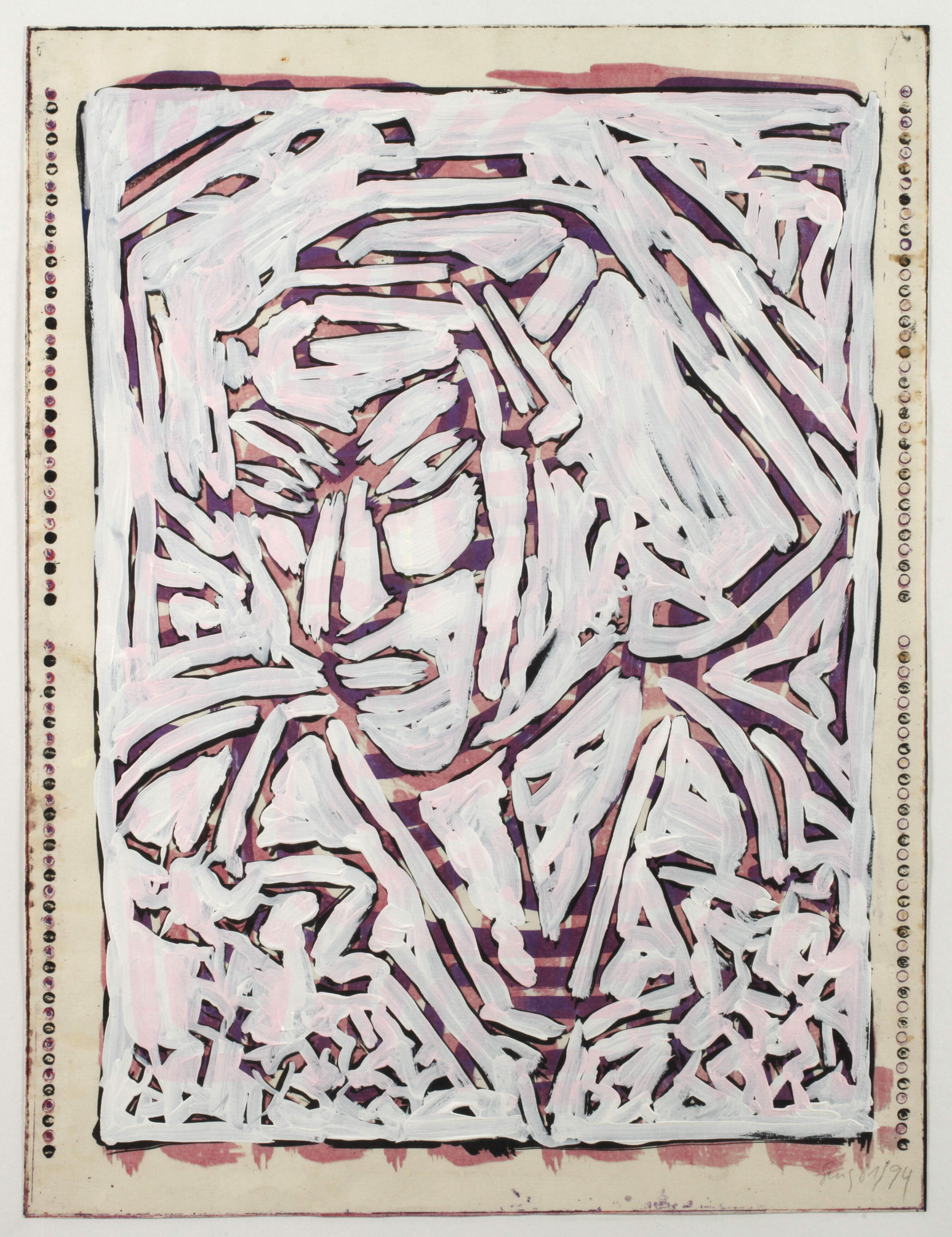 Wolfgang Smy, Abstraktes Frauenportrait