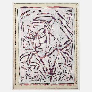 Wolfgang Smy, Abstraktes Frauenportrait