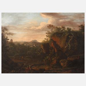 Joachim Franz Beich, attr., Sommerabend