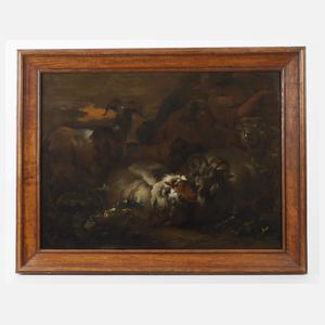 Nicolaes von Berchem, Ein Hirte mit seiner Herde