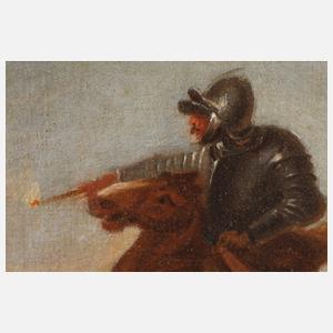 Jakob von Huchtenburg, attr., Schlachtenszene