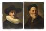 B. van Raedt, Zwei Kopien nach Rembrandt van Rijn