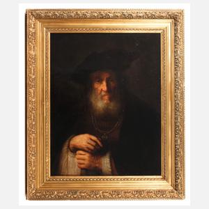 "Bildnis eines alten Mannes" nach Rembrandt van Rijn