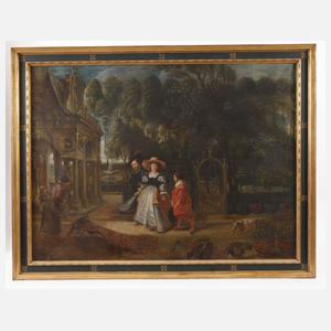 1vRubens und Hélène Fourment im Garten