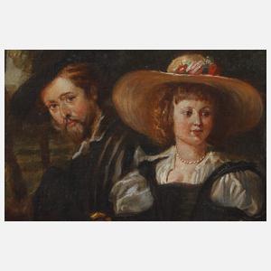 1vRubens und Hélène Fourment im Garten