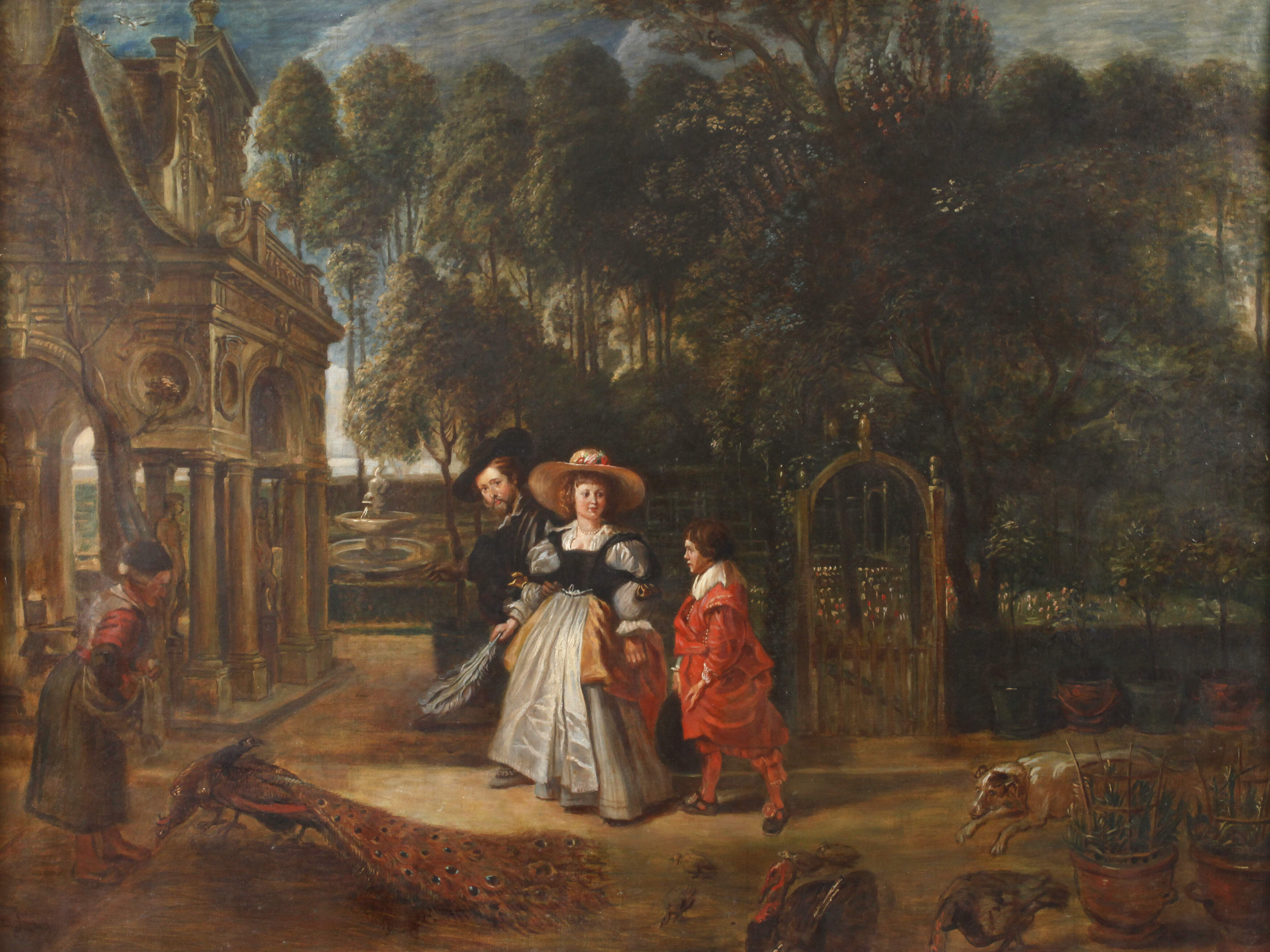 1vRubens und Hélène Fourment im Garten