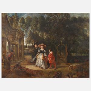 1vRubens und Hélène Fourment im Garten