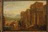 Mathys Schoevaerdts, Gesellschaft vor antiken Ruinen