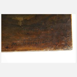 Mathys Schoevaerdts, Gesellschaft vor antiken Ruinen