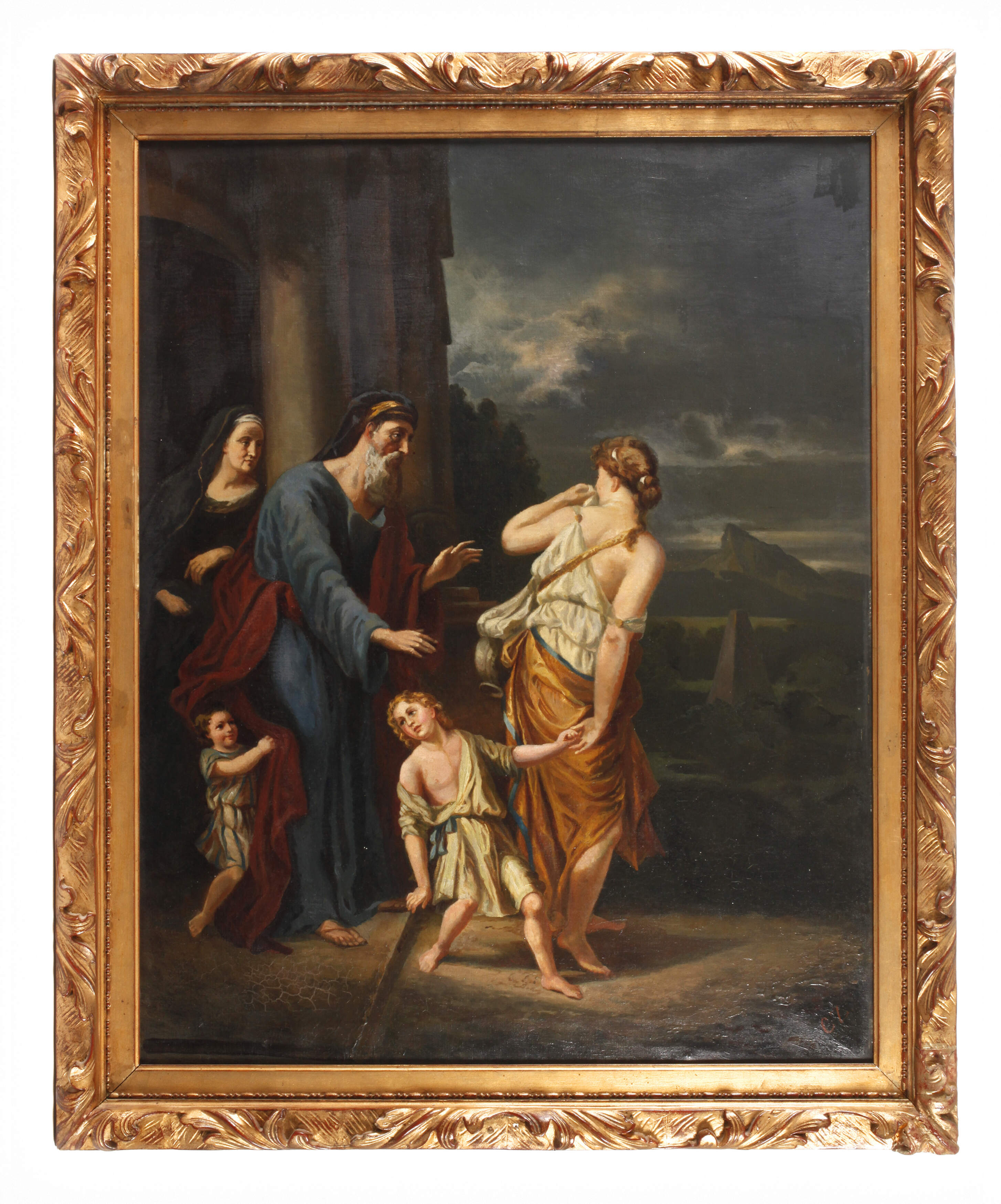 nach Adriaen van der Werff, "Verstoßung der Hagar"