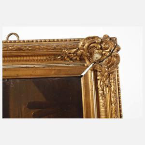 Sinnender Alter im Interieur