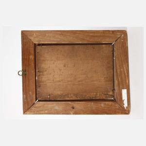 Sinnender Alter im Interieur