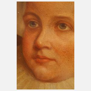 Mädchen mit Halskrause