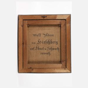 Portraits Wolf Adam & Ursula Sophia von Hirschberg