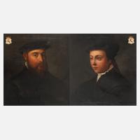 Portraits Wolf Adam & Ursula Sophia von Hirschberg111