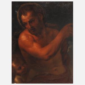 Barocke Heilgenszene