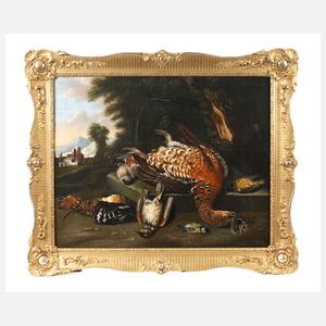 Jagdstillleben mit Geflügel